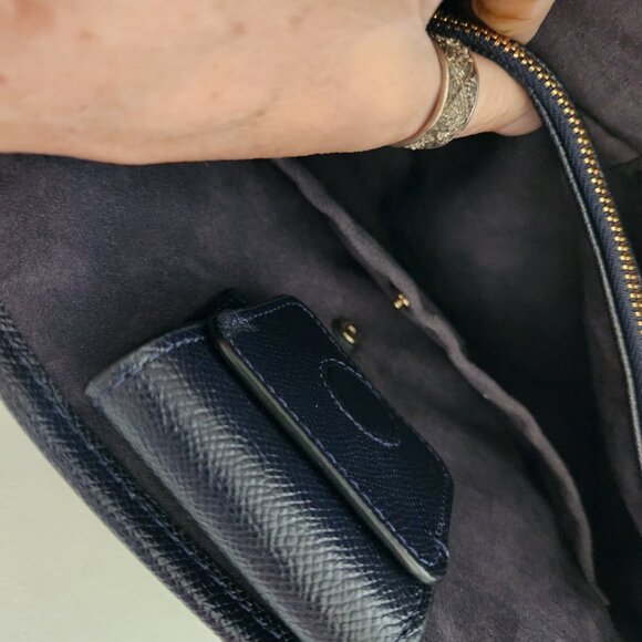 Like New Coach Margot Black Leather Shoulder Bag Purse - Picture 16 of 16